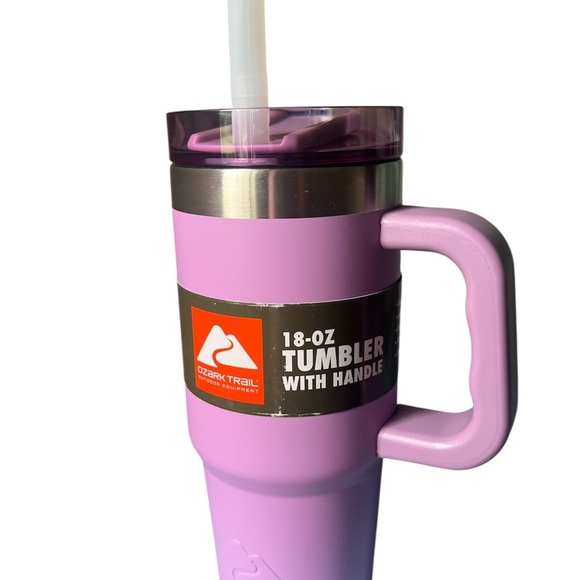 OZARK TRAIL LAVENDER TUMBLER WITH HANDLE - Picture 4 of 5